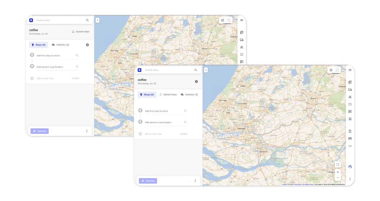 Improved visibility for Routetitan planning actions